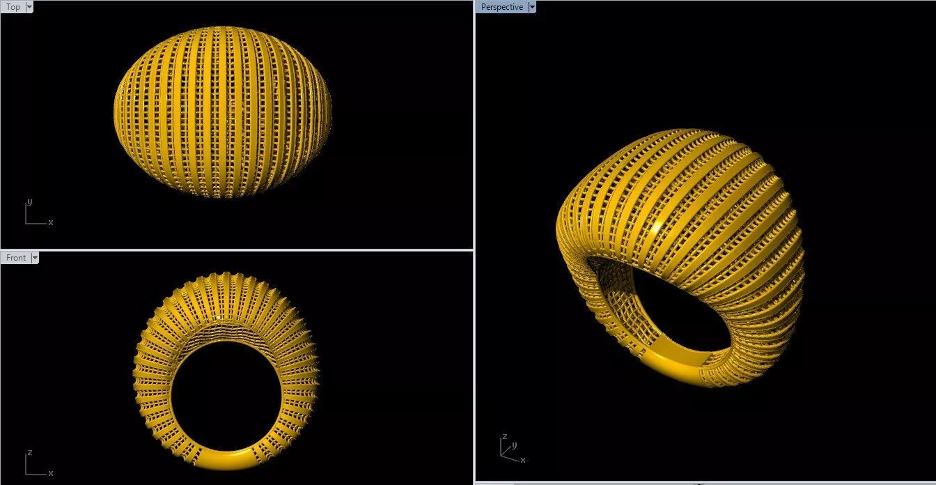 Turkish Ring 3D print model