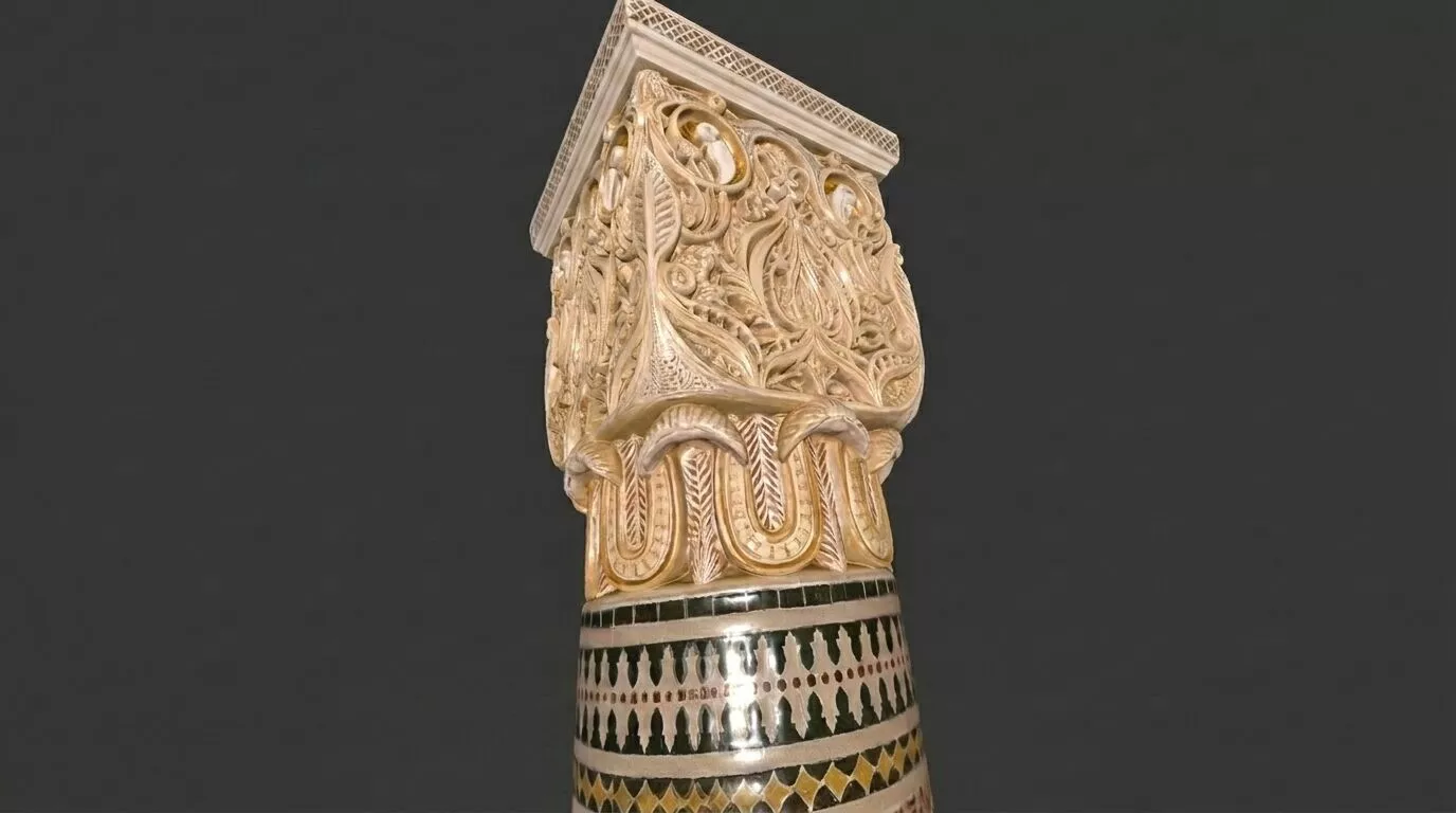Moroccan Traditional Column 3D 3D model