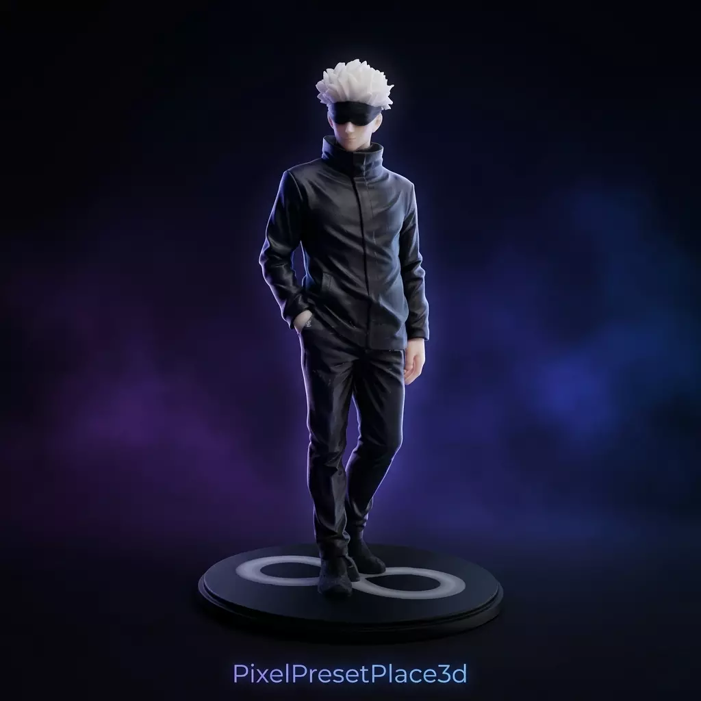 Satoru Gojo Jujutsu Kaisen 3D Printable Model STL 3MF 3D print model