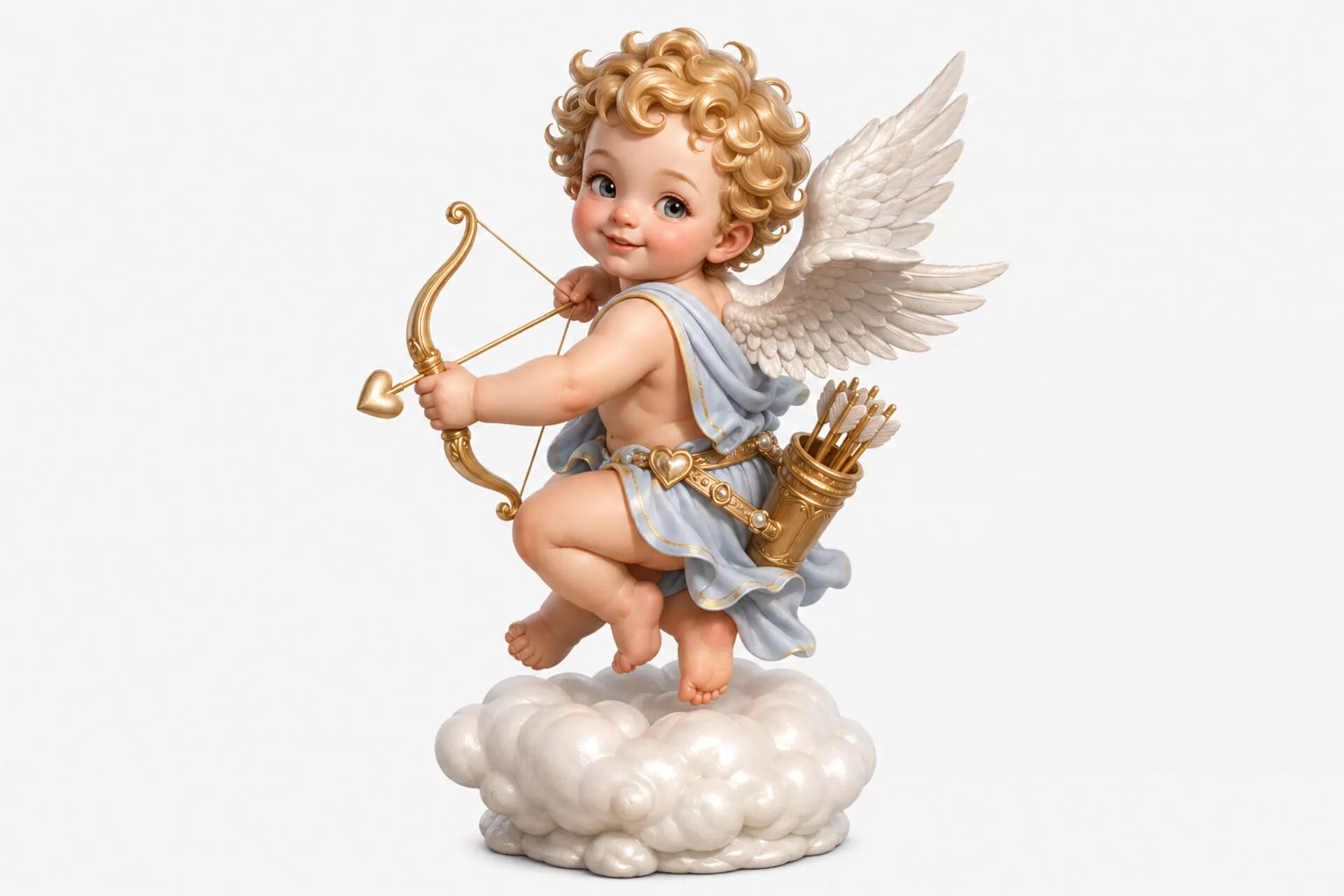 Cupid on a Cloud 3D model