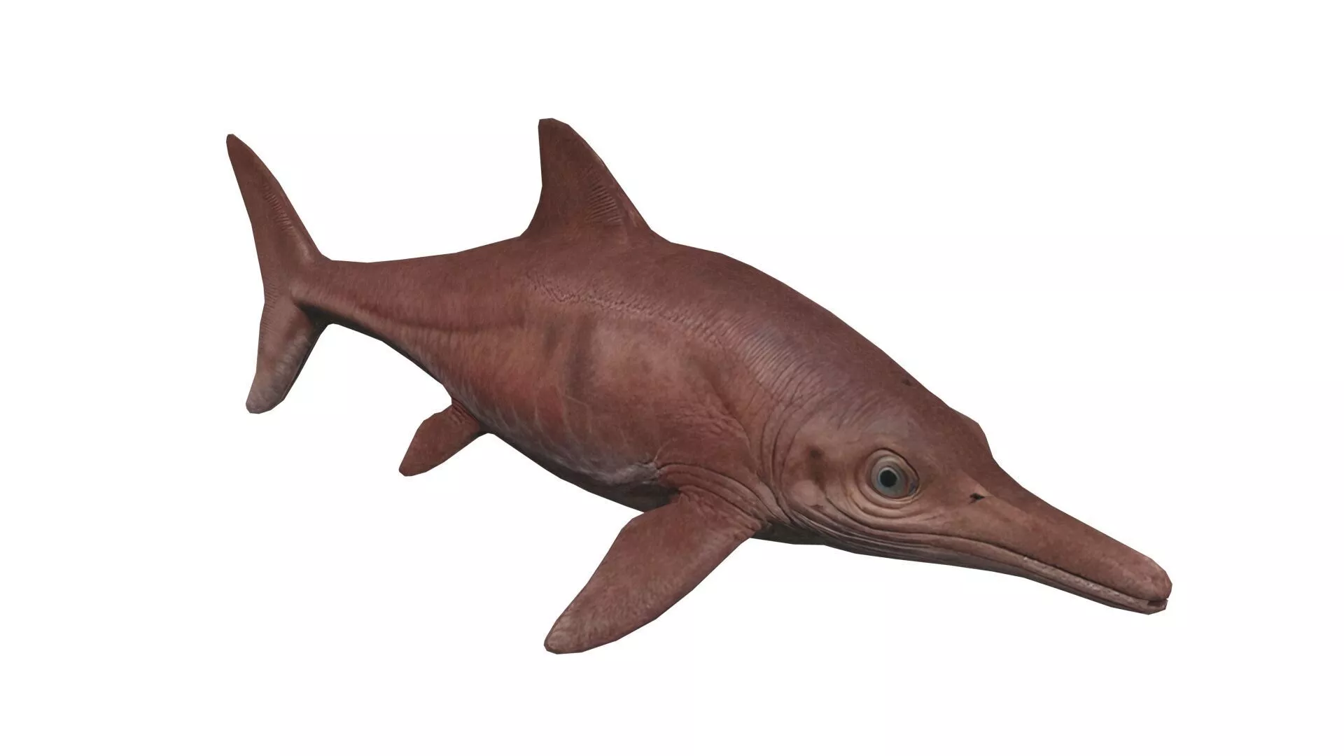 Ichthyosaur Low-poly 3D model