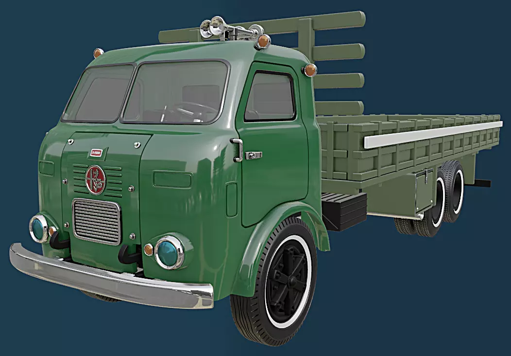 Classic Brazilian truck 3D print model