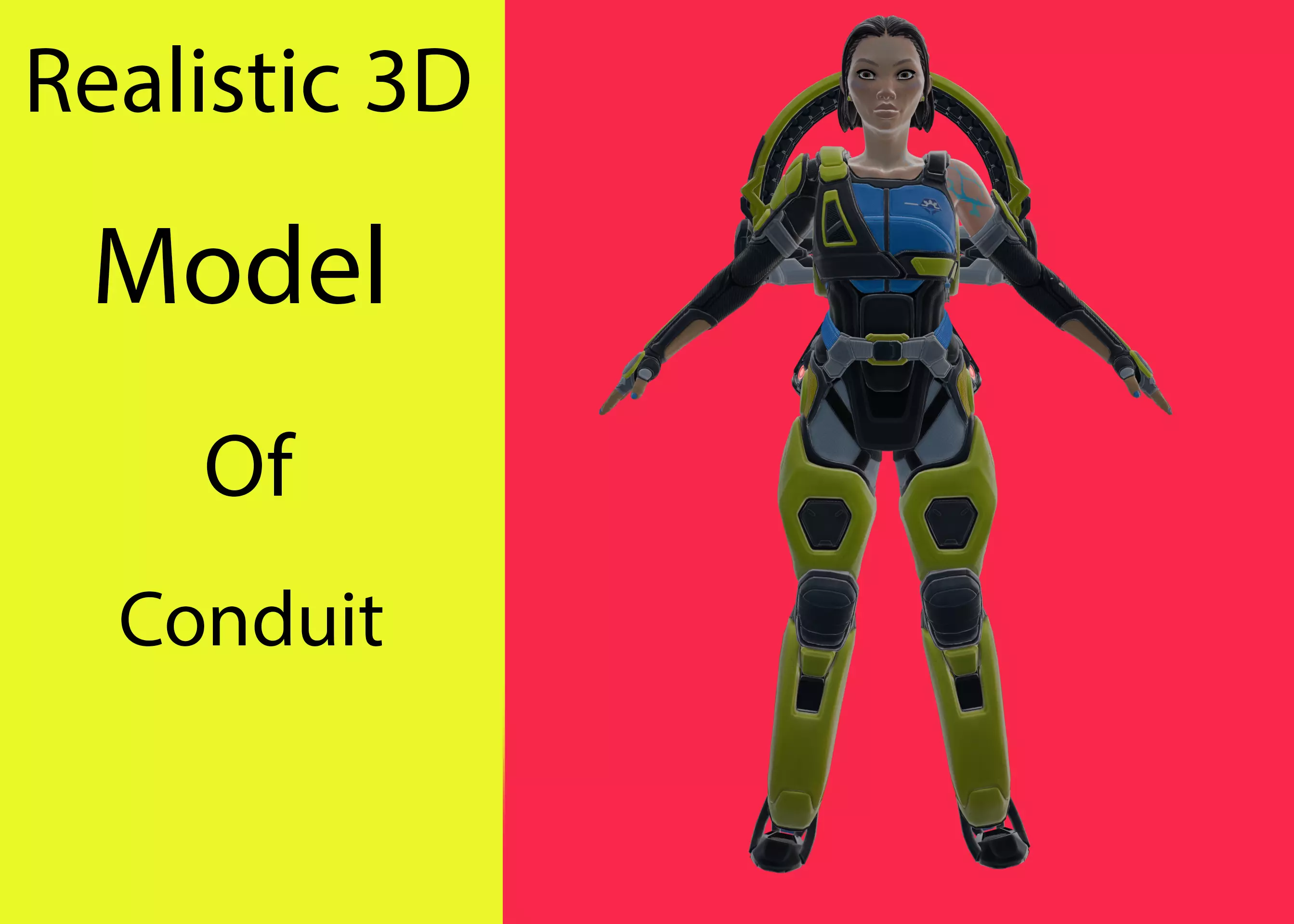 Rowenna Valentina Coffey Low-poly 3D model