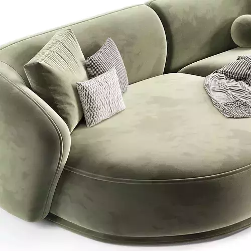 Capsule Sofa 3D model 4