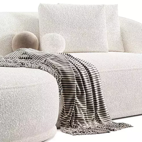 Capsule Sofa 3D model 6