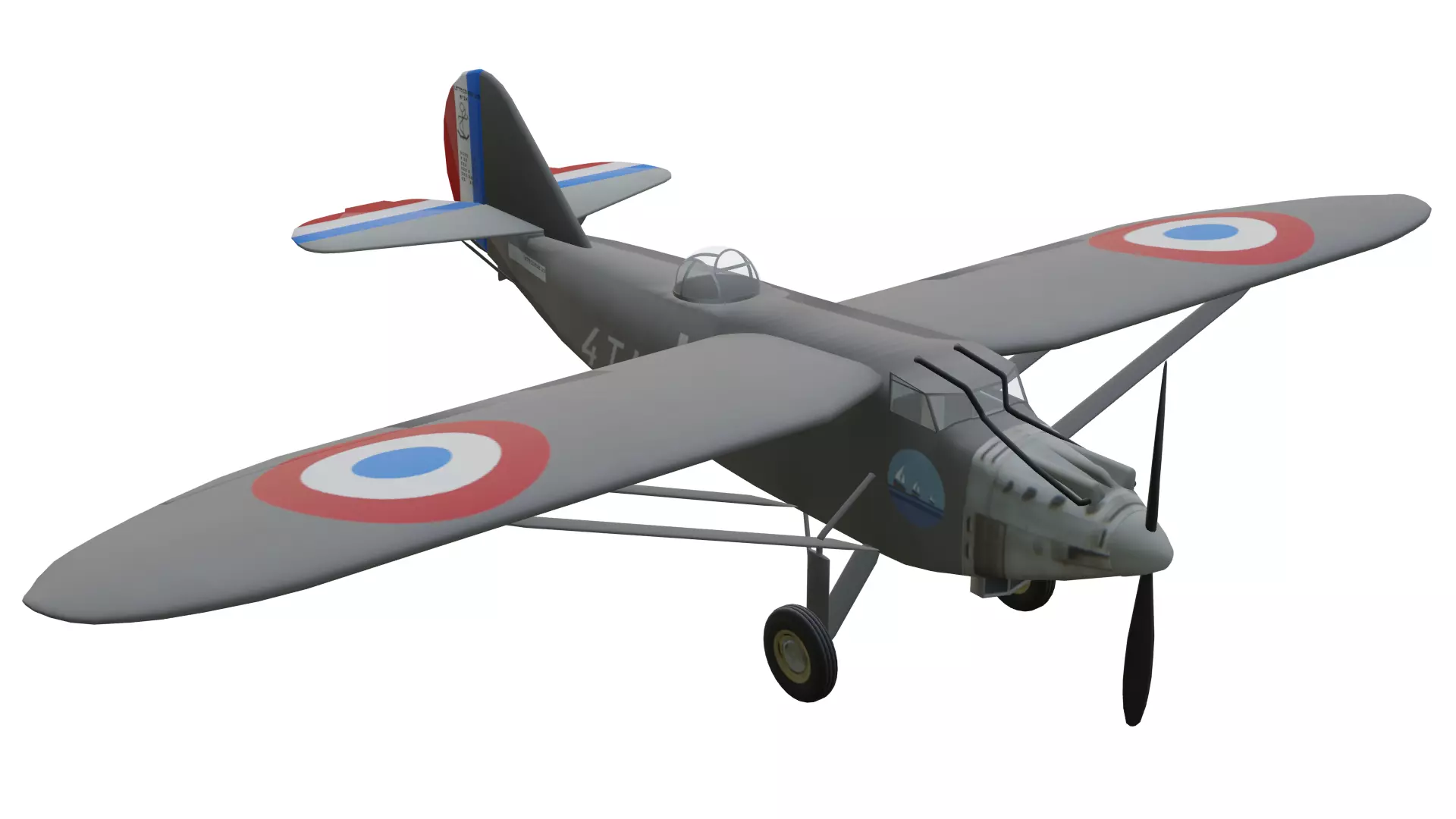 Latecoere 290 Low-poly 3D model