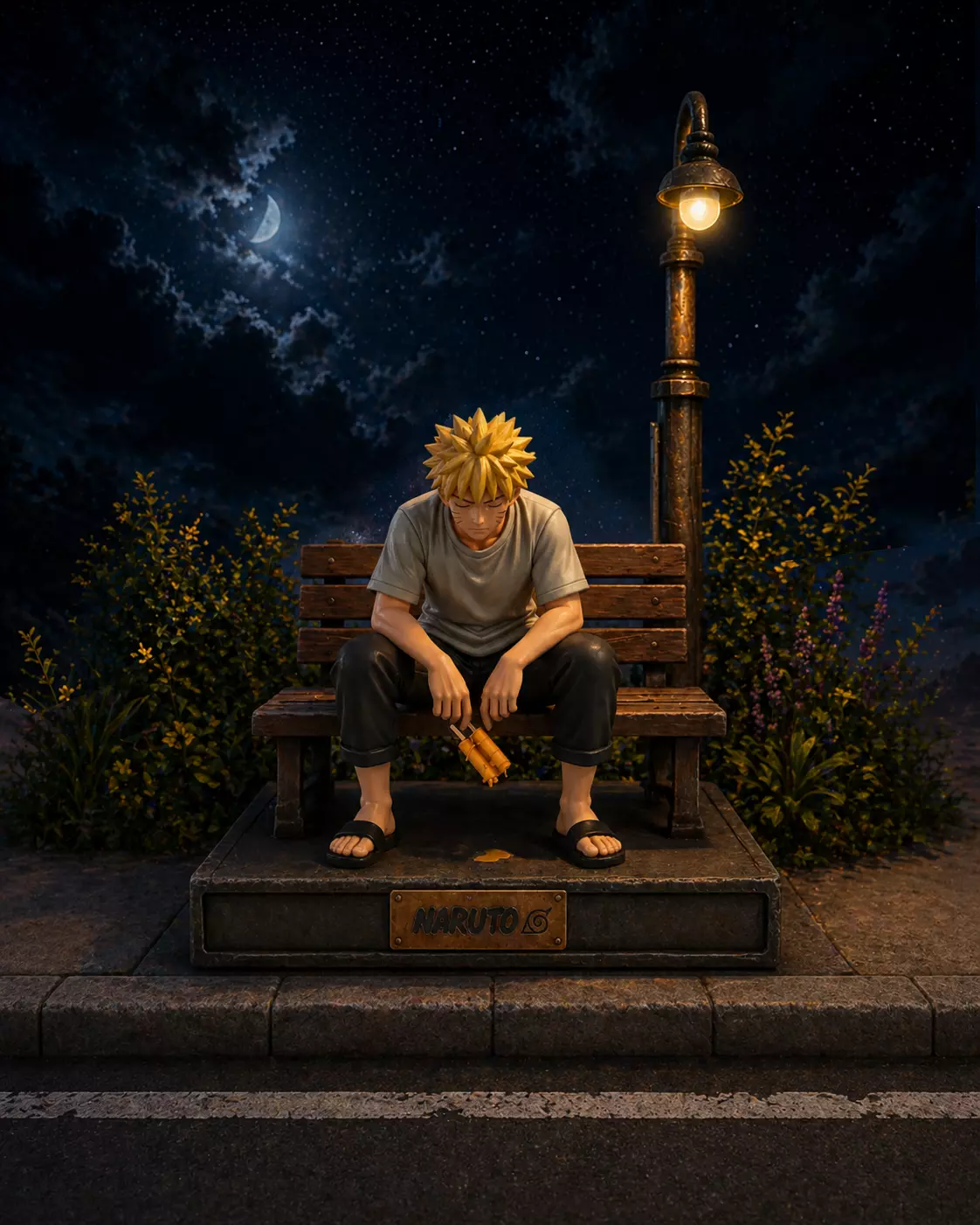Naruto after Jiraiya died STL - Zaen Art Studio 3D print model