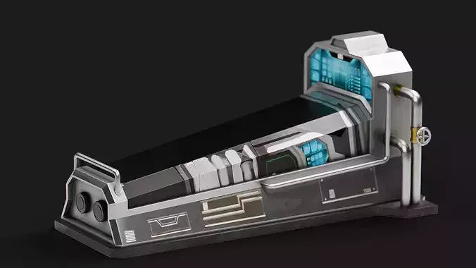 Sci-Fi Cryo Pod Chamber