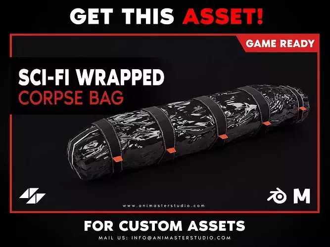 Sci-Fi Wrapped Corpse Bag