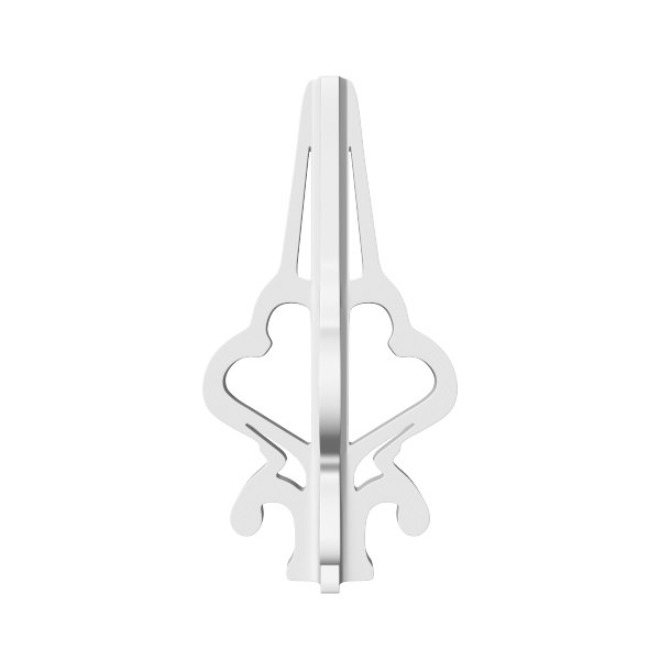 Peak 2 hair clip with ornate design 3D model_3