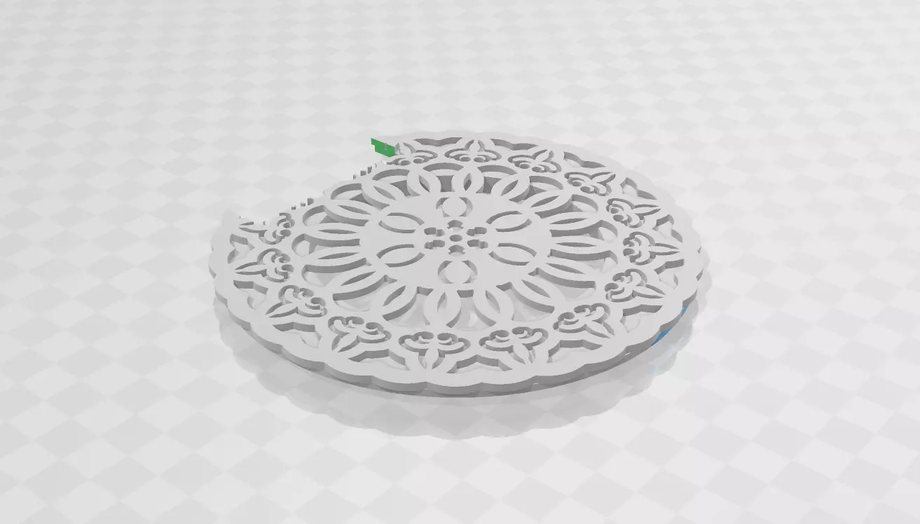 guitar pattern 3D print model 3D print model