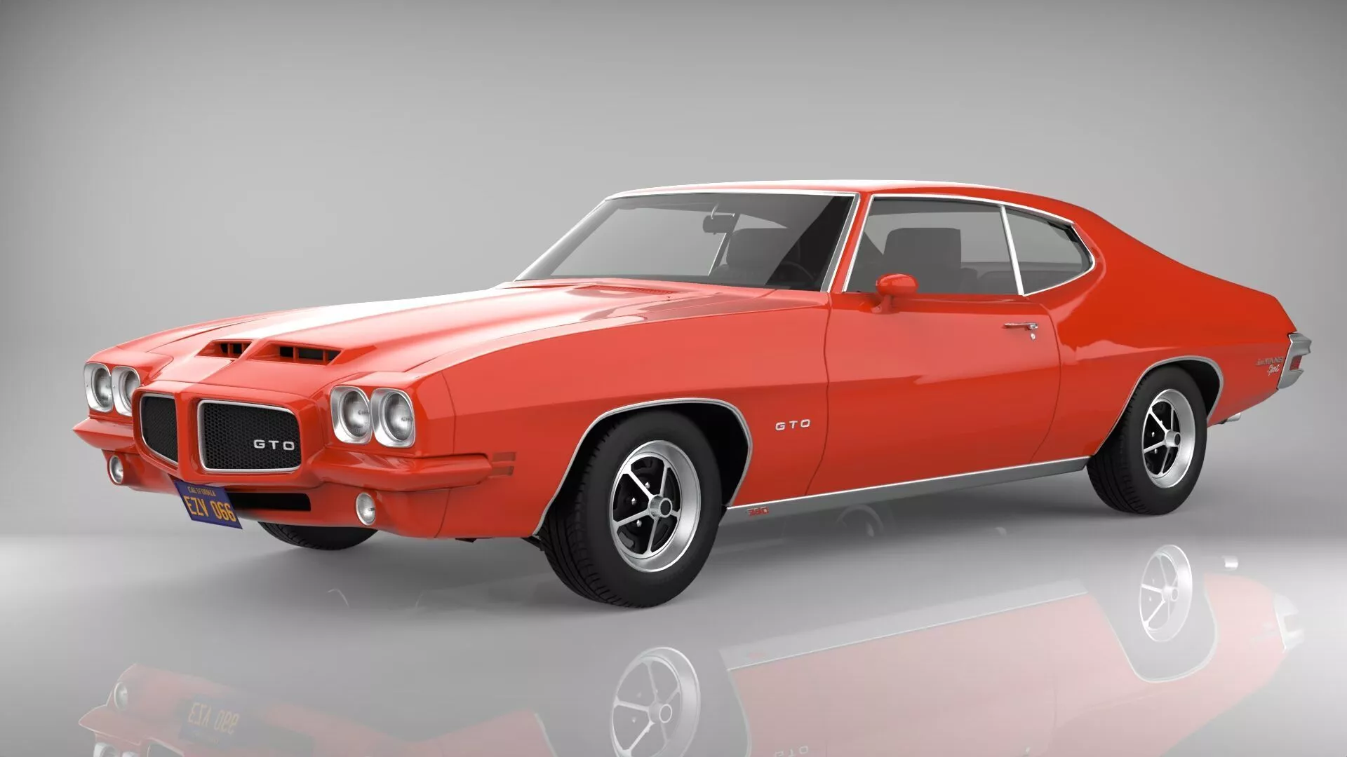 Pontiac LeMans GTO 1971 3D model