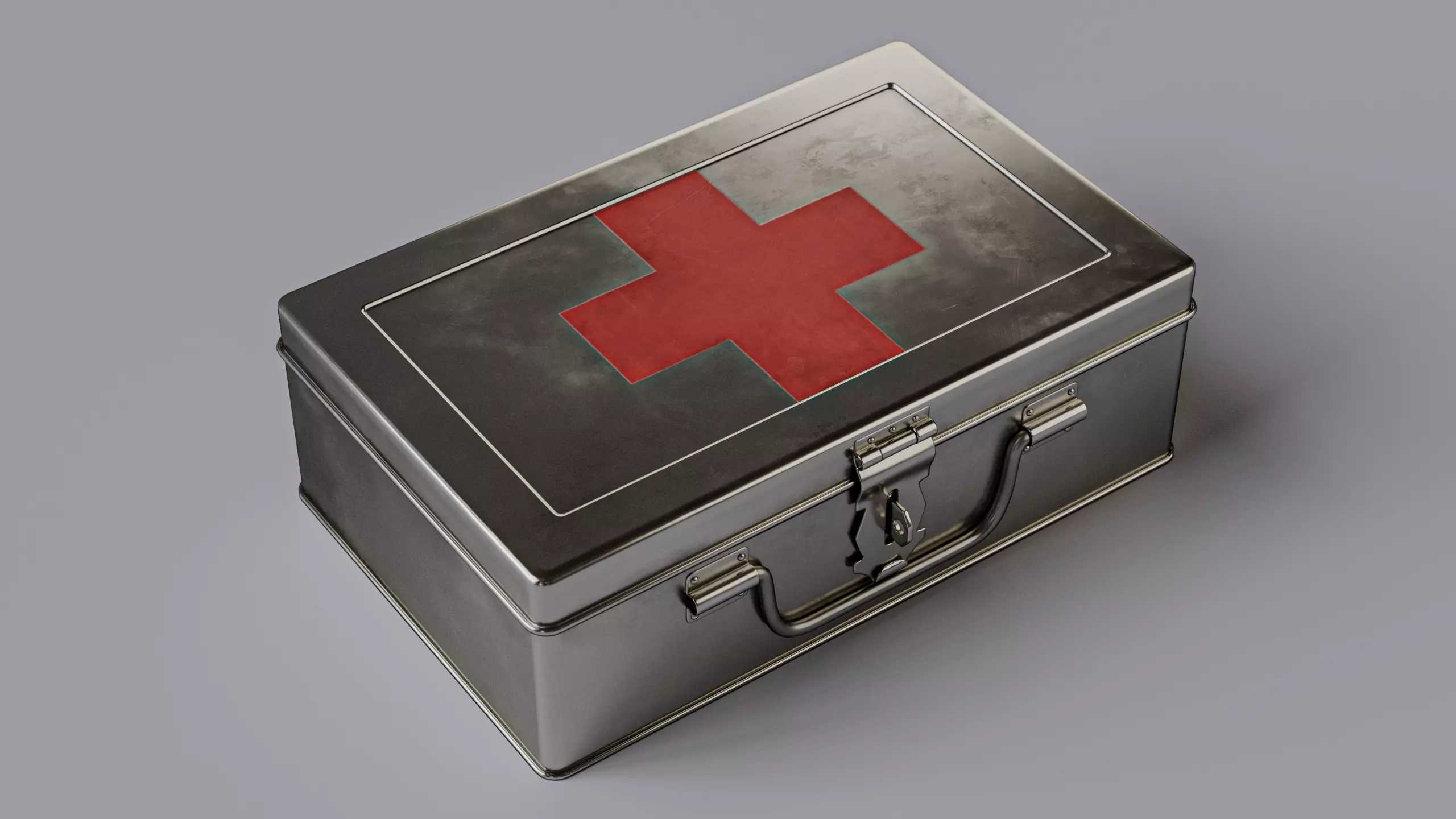 First Aid Kit ARVR Optimized PBR Low-poly 3D model