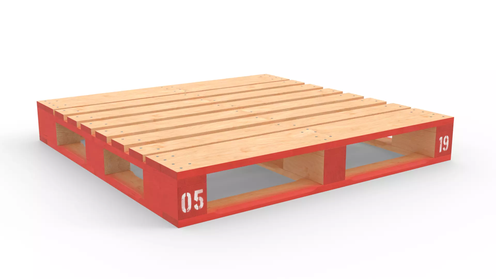 Asia Pallet 3D model