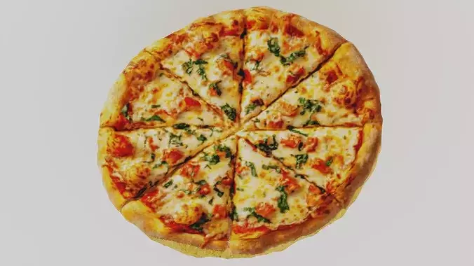 Artisanal Chicken And Veggie Pizza