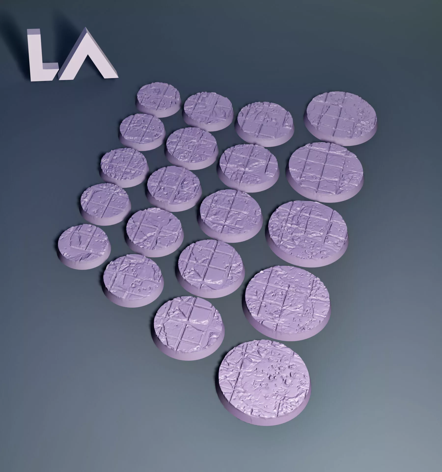 B028 - Shattered Tiles 3D print model