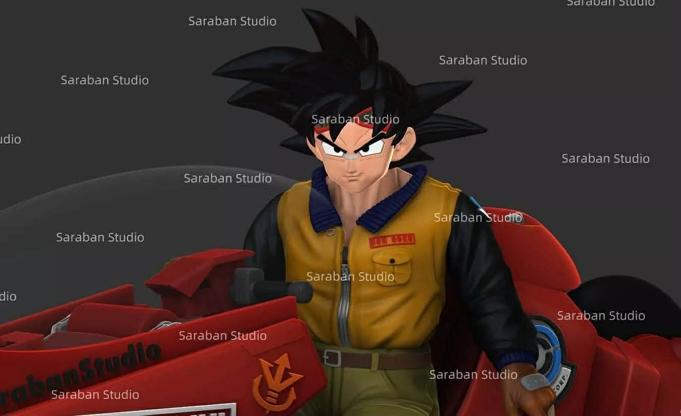 Goku X Kaneda - STL File For 3DPrinting 3D print model