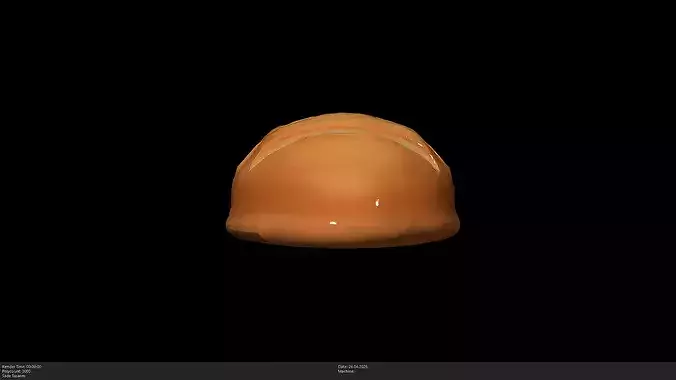 Stylized Bread Game Ready - AI Low-poly 3D model 4