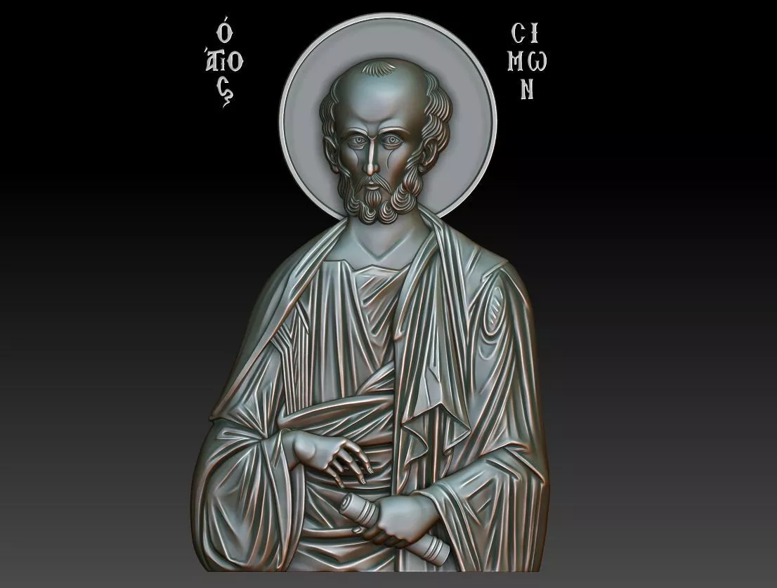 Saint Simon the Apostle 3D print model