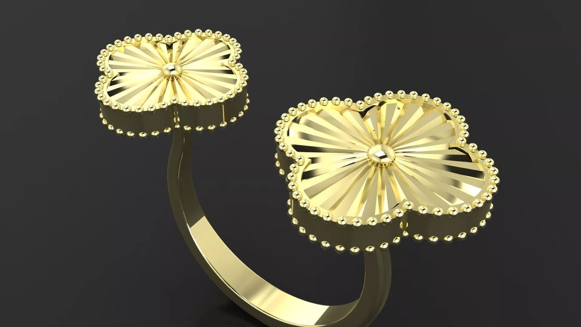 VC earrings 3d print model 3D print model