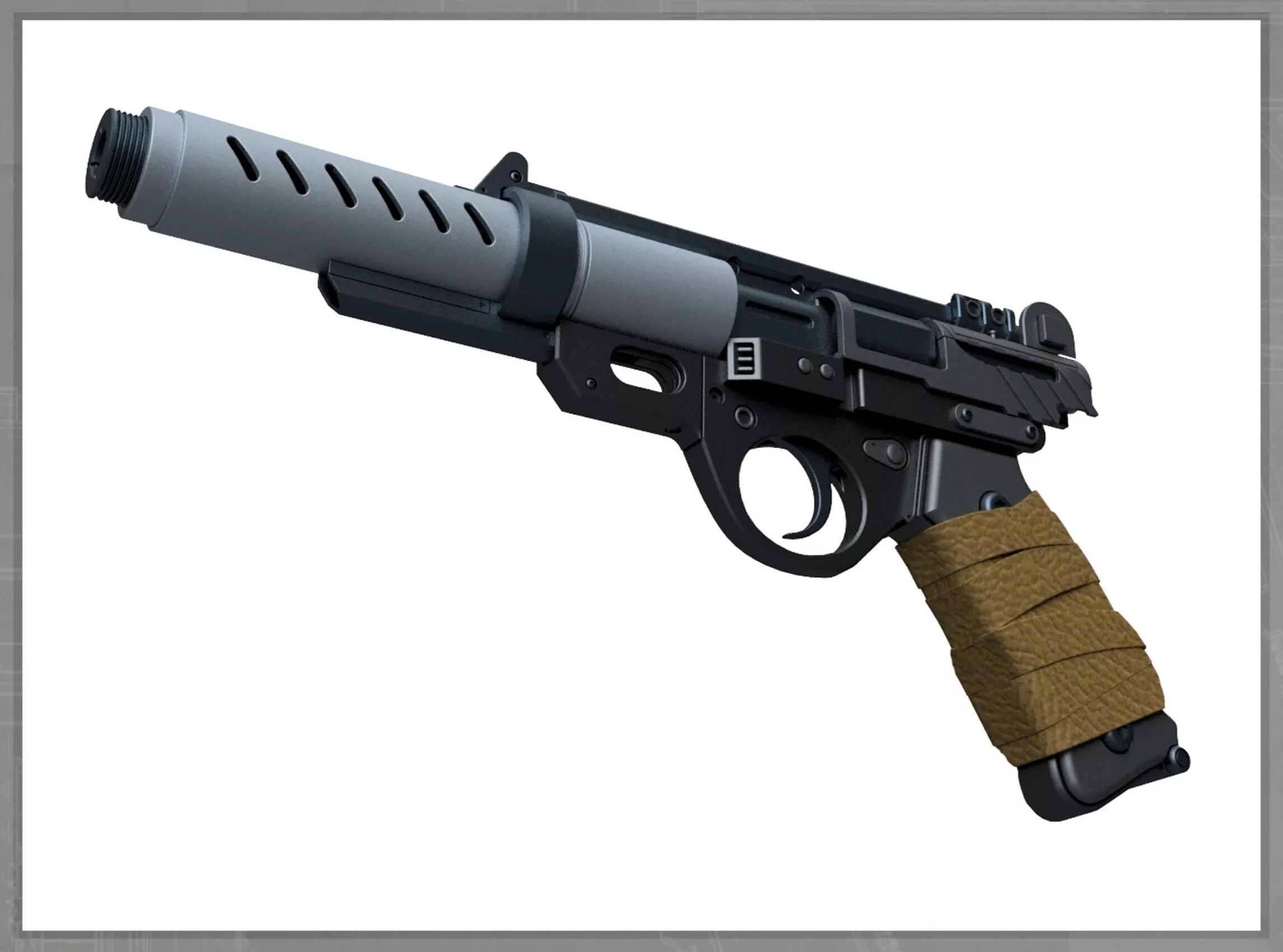 Combustion Blaster Jedi Survivor 3D print model
