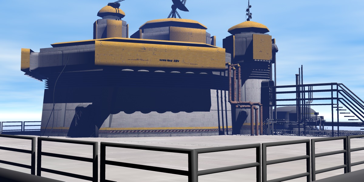 Processing Plant Station 3D model_1