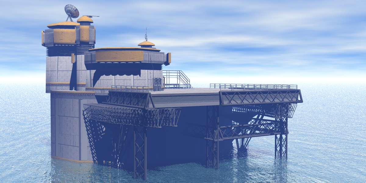Processing Plant Station 3D model_2