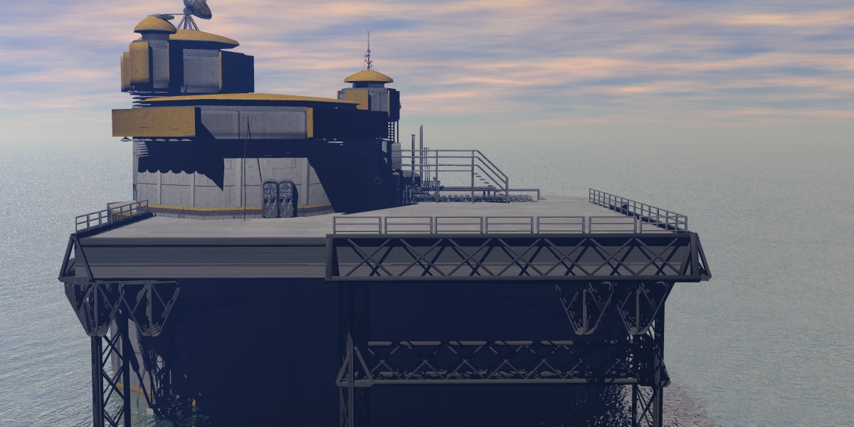 Processing Plant Station 3D model_4