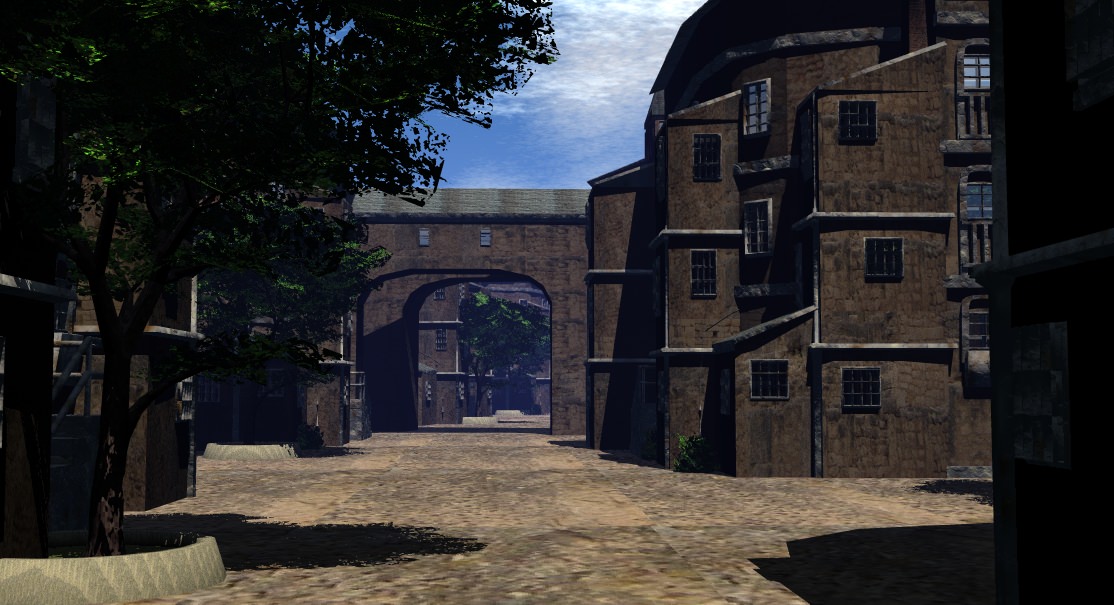 Old European Town 3D model_1