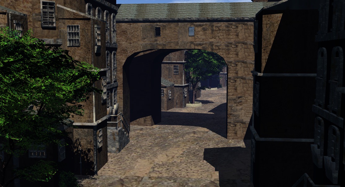 Old European Town 3D model_5