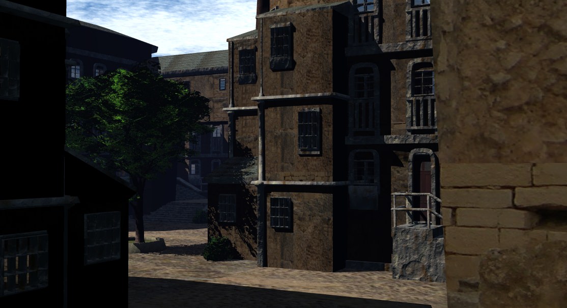 Old European Town 3D model_2