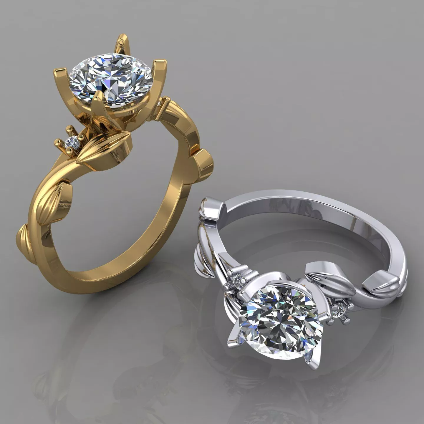 Wedding ring 3D print model