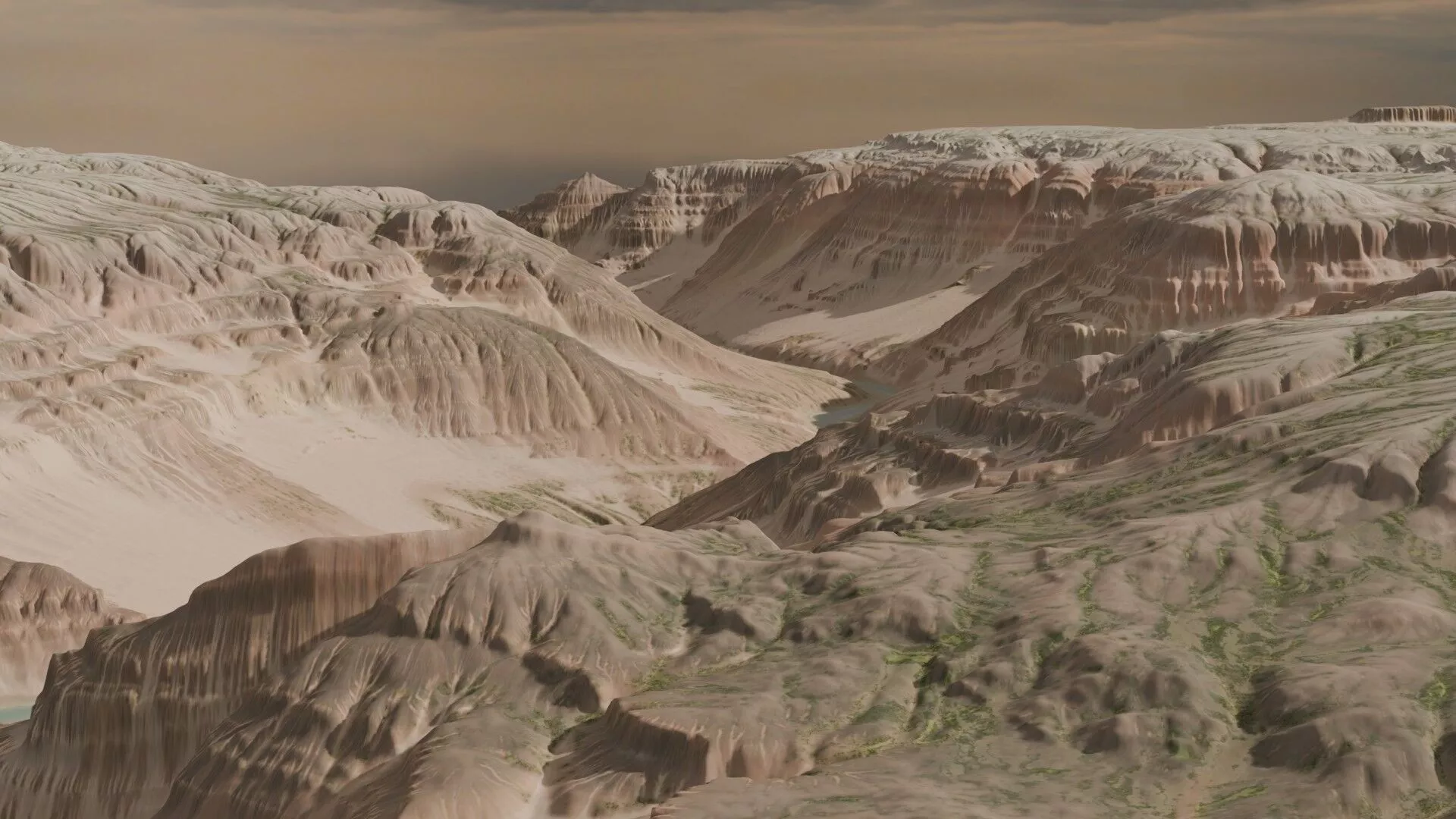 Grand Canyon Desert Landscape 3D model