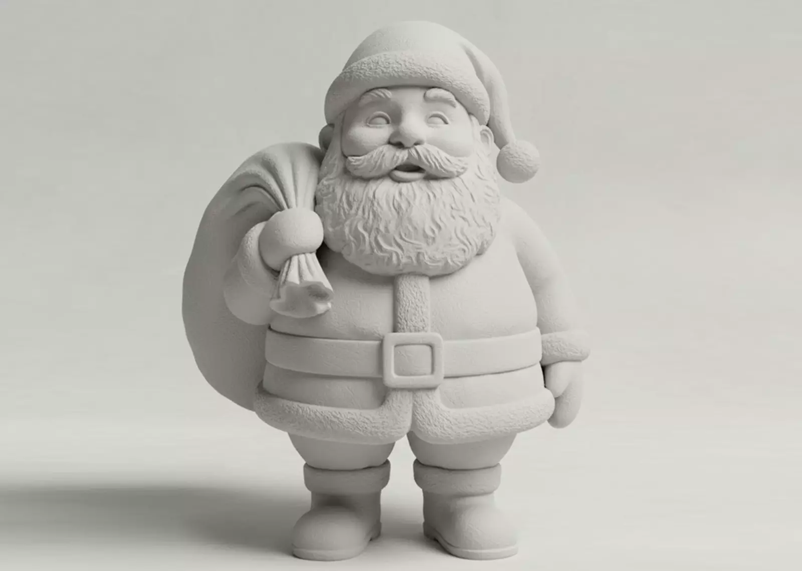 Santa Claus Figurine - 3D Print model 3D print model