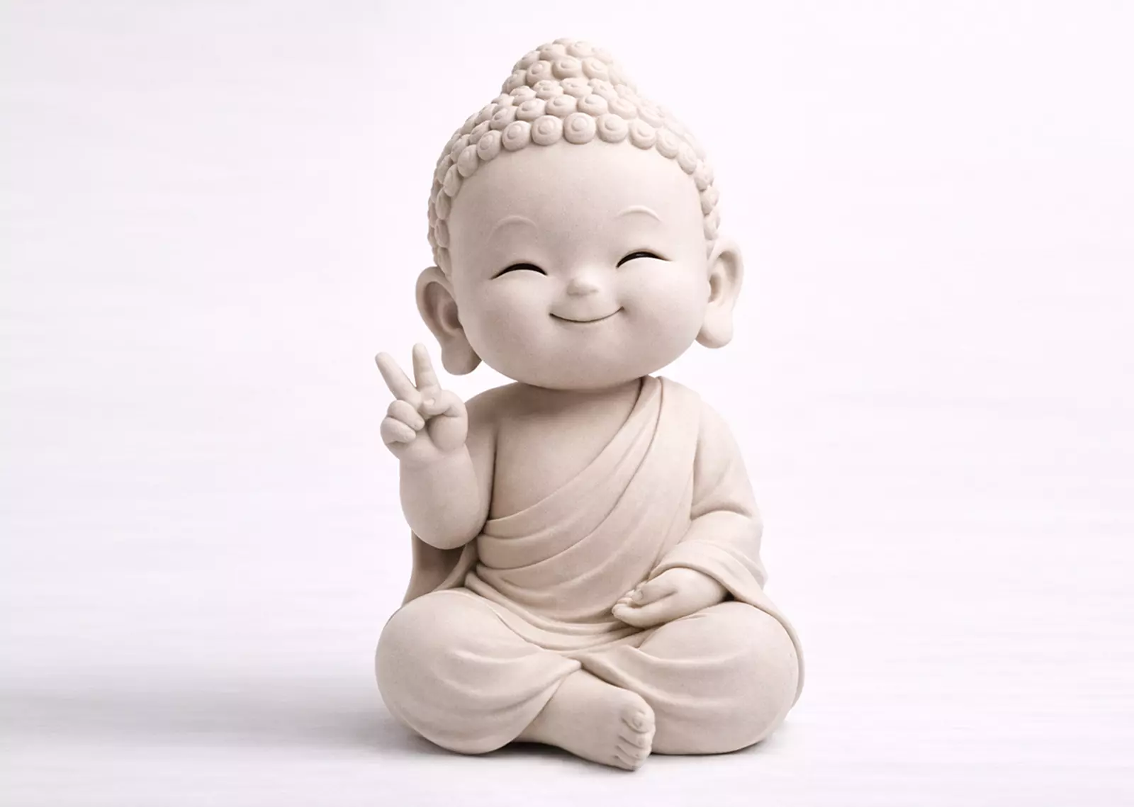 Smiling baby Buddha figurine - 3D Print model 3D print model