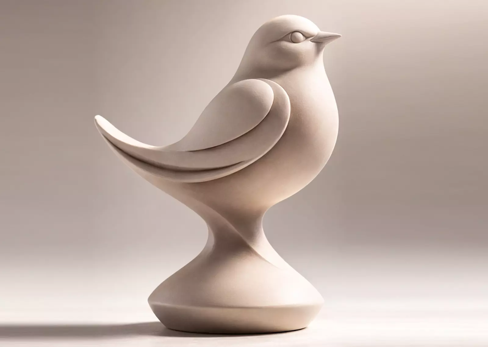 Sparrow Sculpture - 3D Print model 3D print model