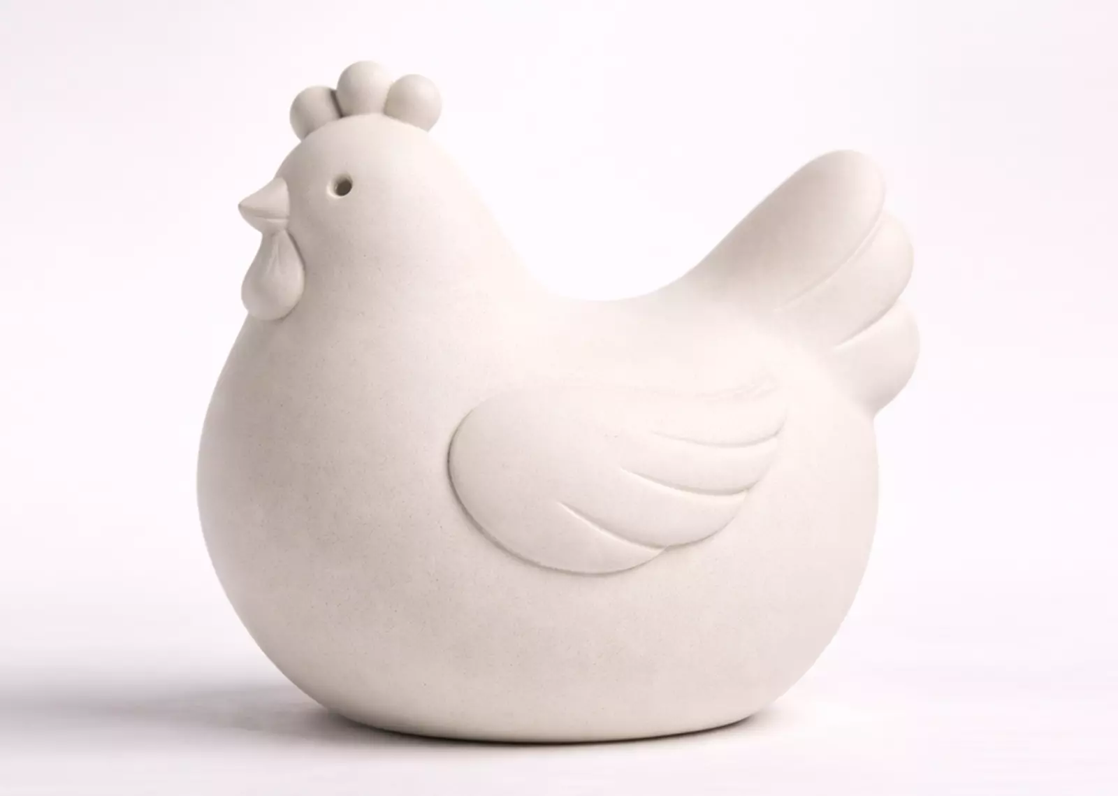 Stylized hen sculpture - 3D Print model 3D print model