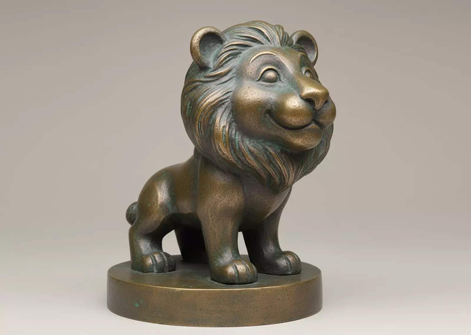 Toon Lion Sculpture - 3D Print model 3D print model