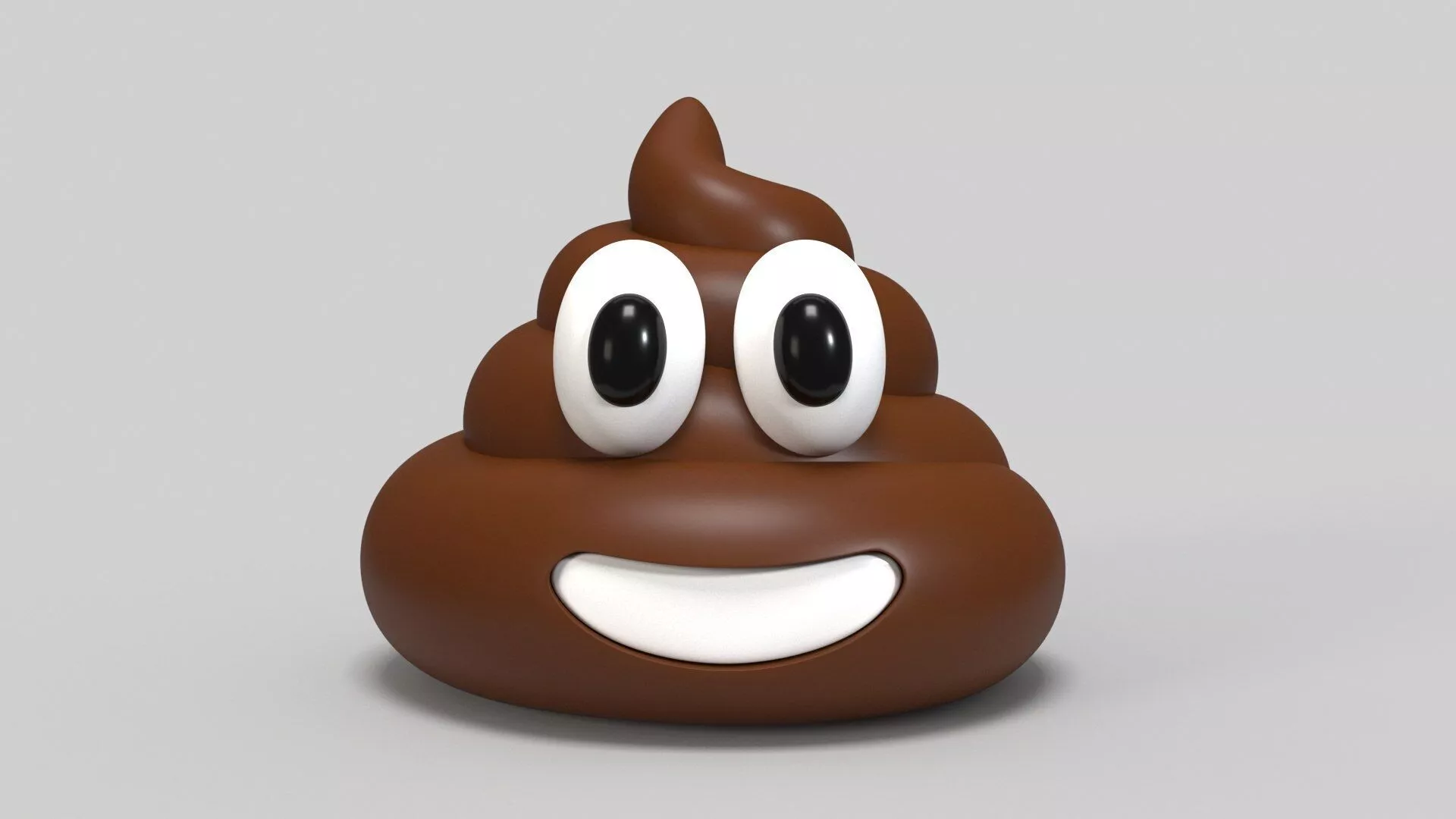 Poop Emoji 3D model