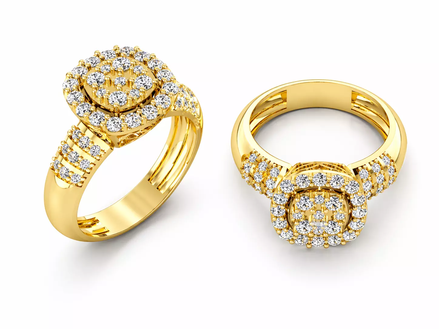 wedding ring 3D print model