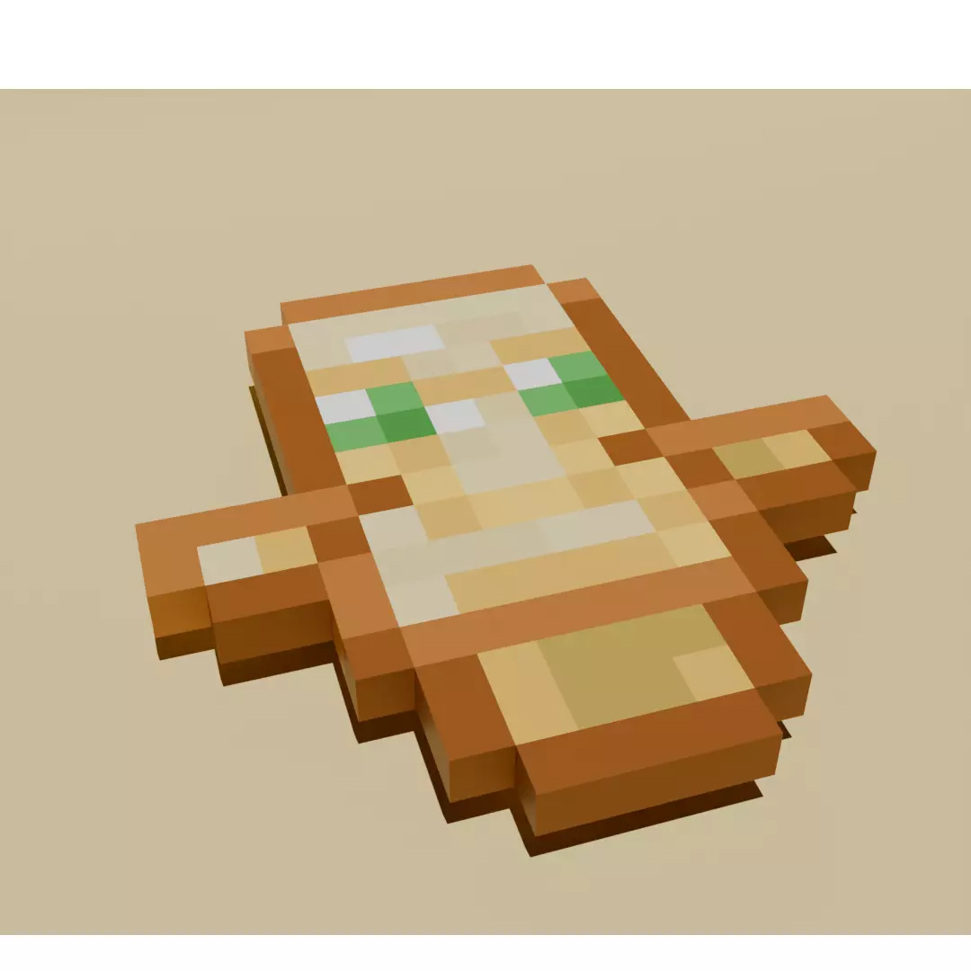 Totem of Undying - Minecraft Replica Prop 3D Print 3D print model