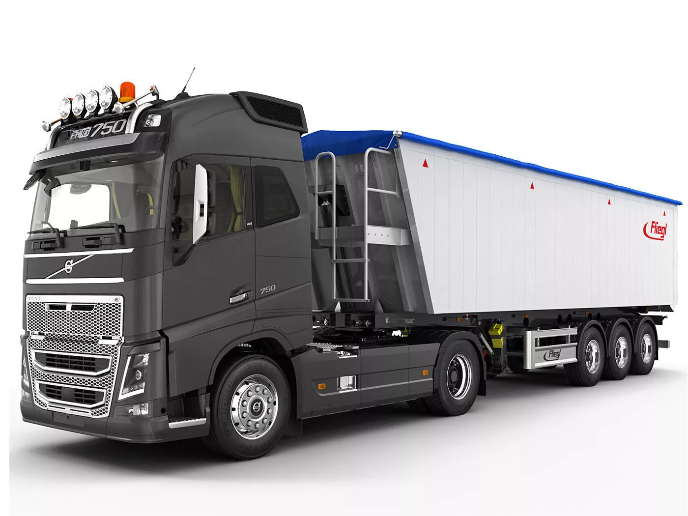 VOLVO FH 2012 Grain 3D model