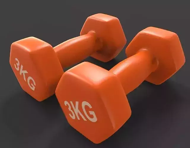 The Dumbbells 3D model 2