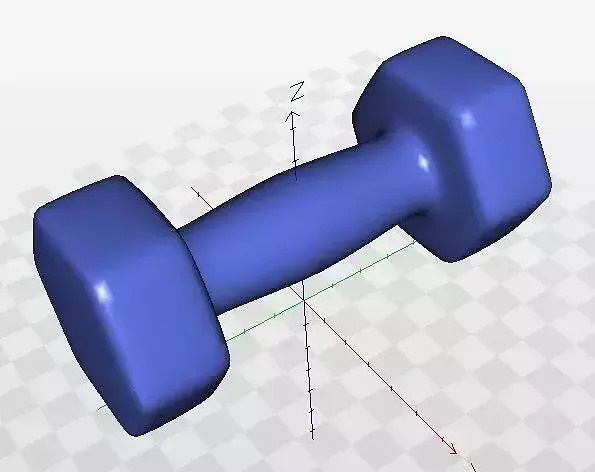 The Dumbbells 3D model 6