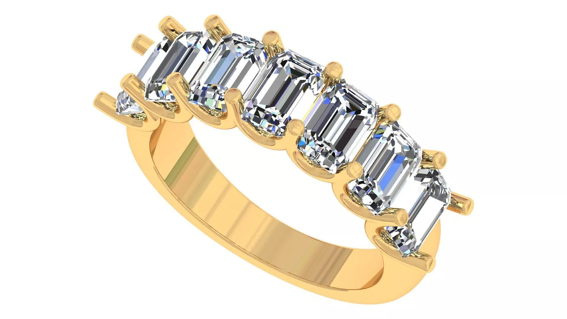 Emerald Stone Classic band 3D print model