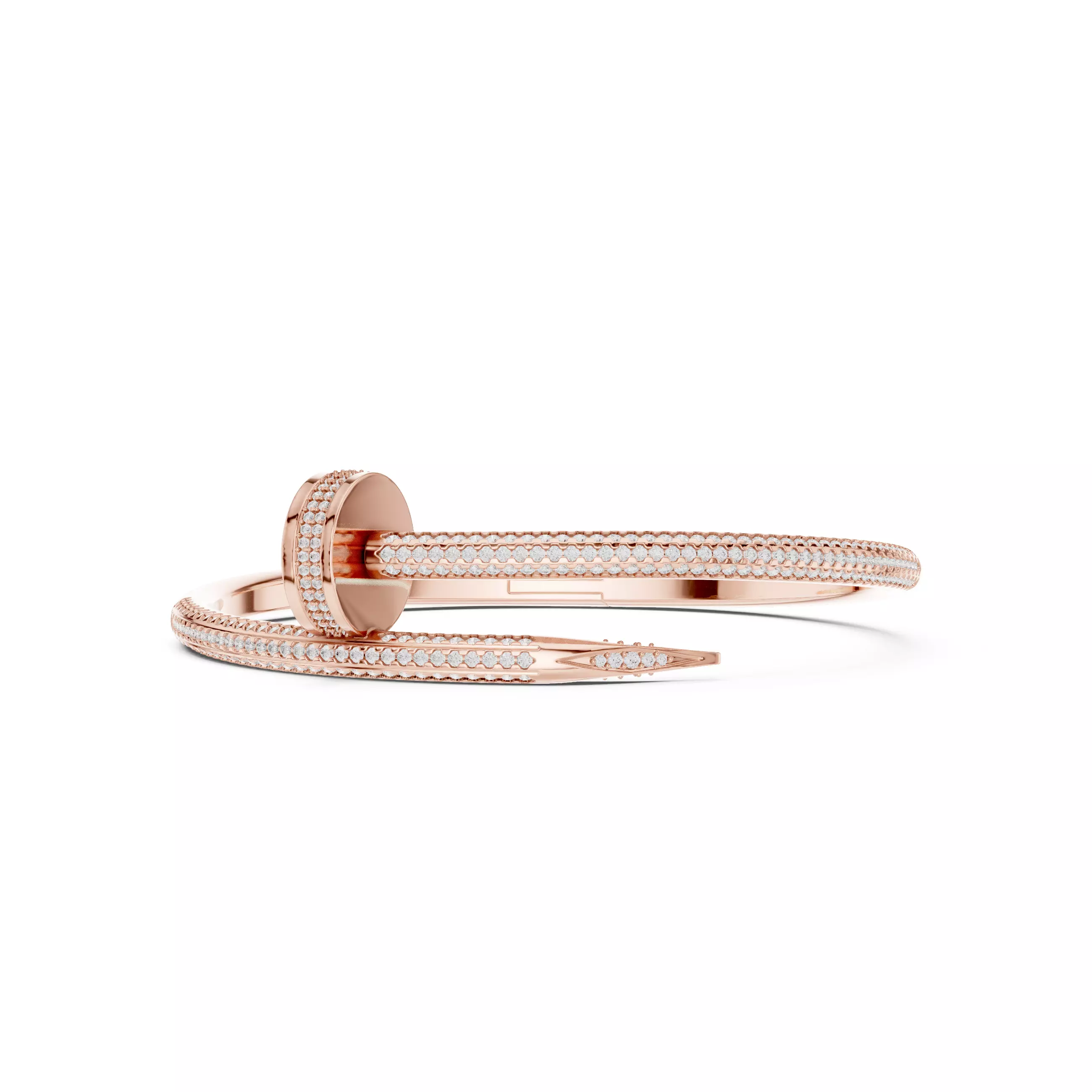Nail Bracelet 3dm stl renders animation videos 3D print model