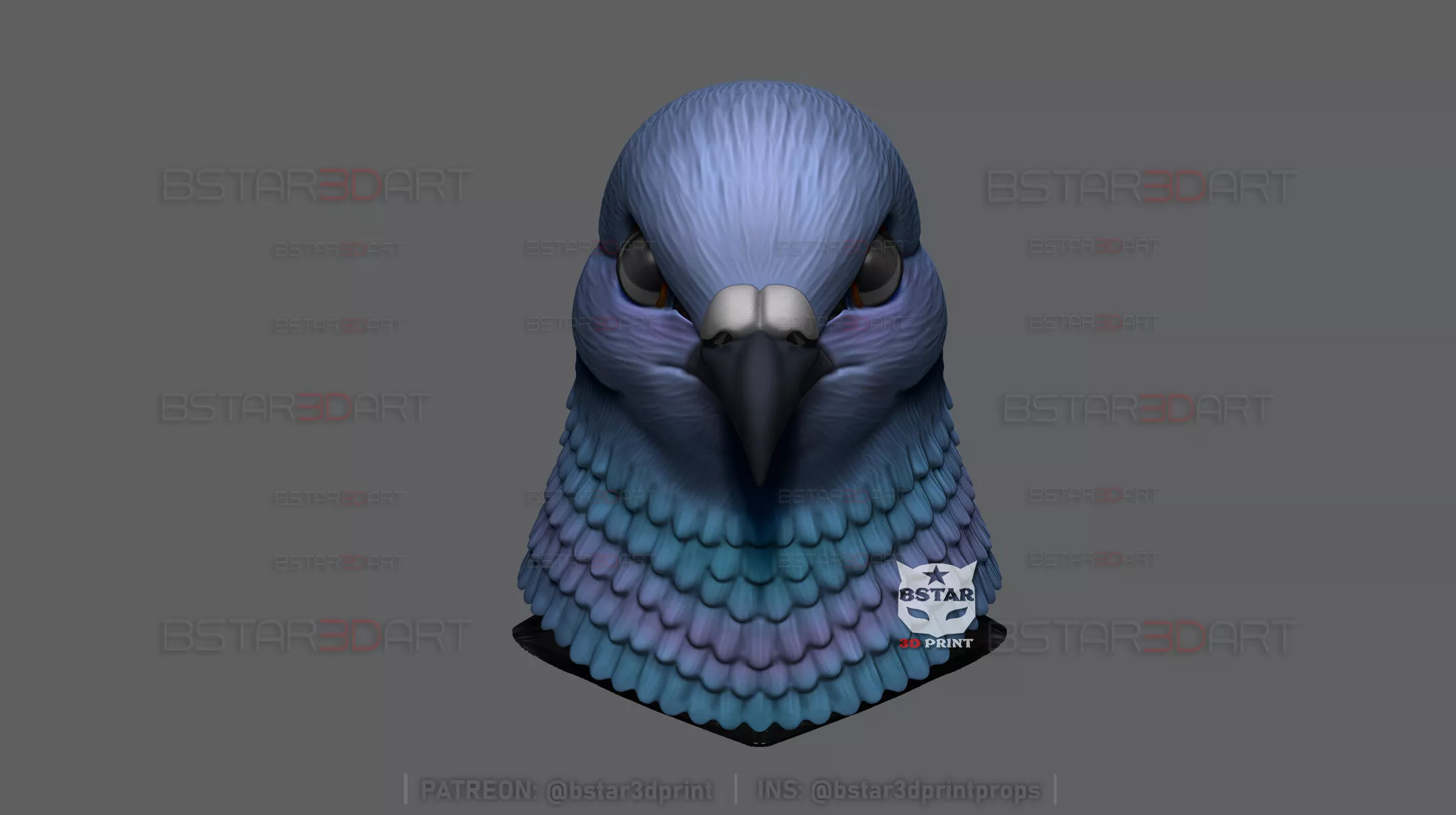 Pigeon Birder - Doctor Taube Meme - Head Wearable Cosplay 3D print model