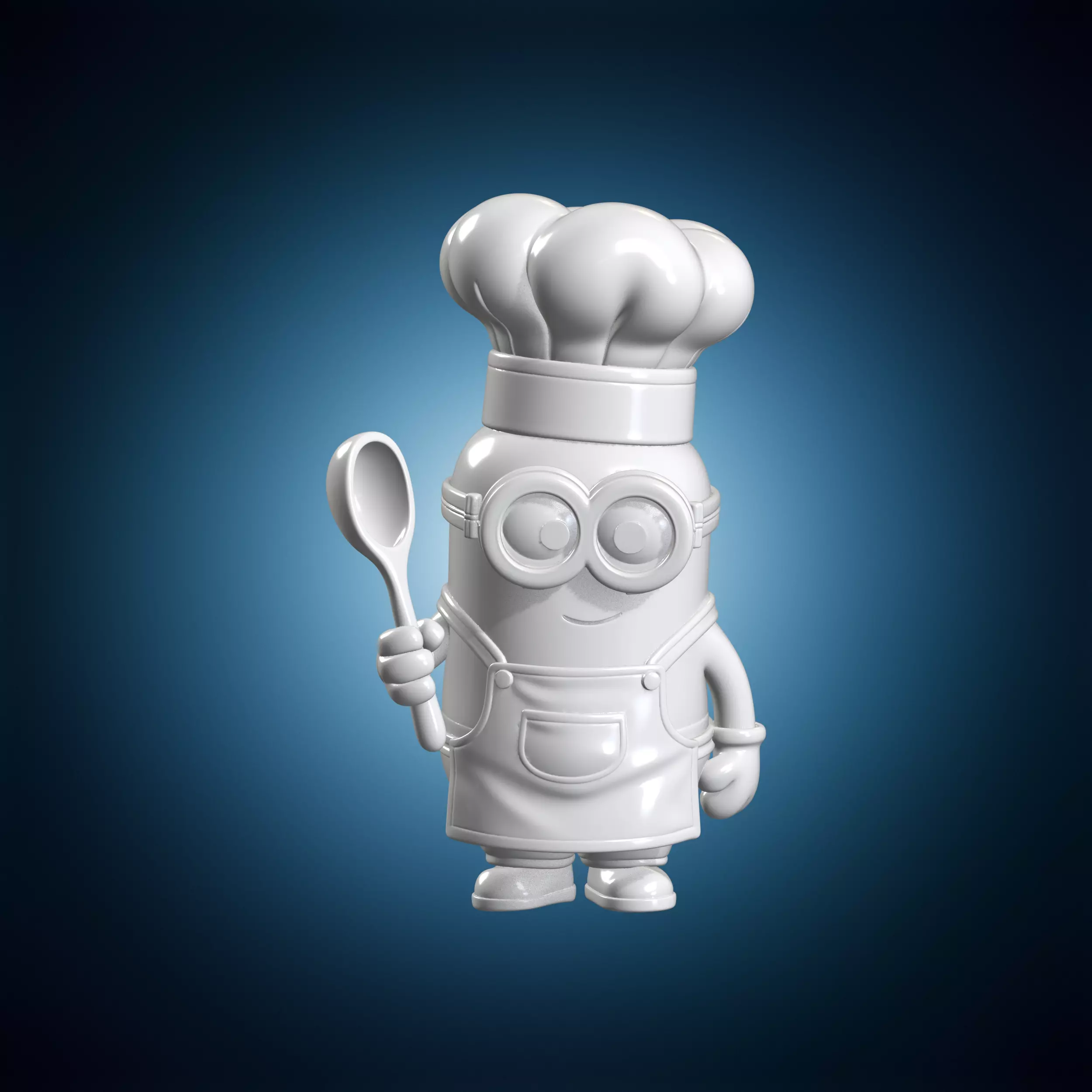 Chef Minion 3D Print Model 3D print model