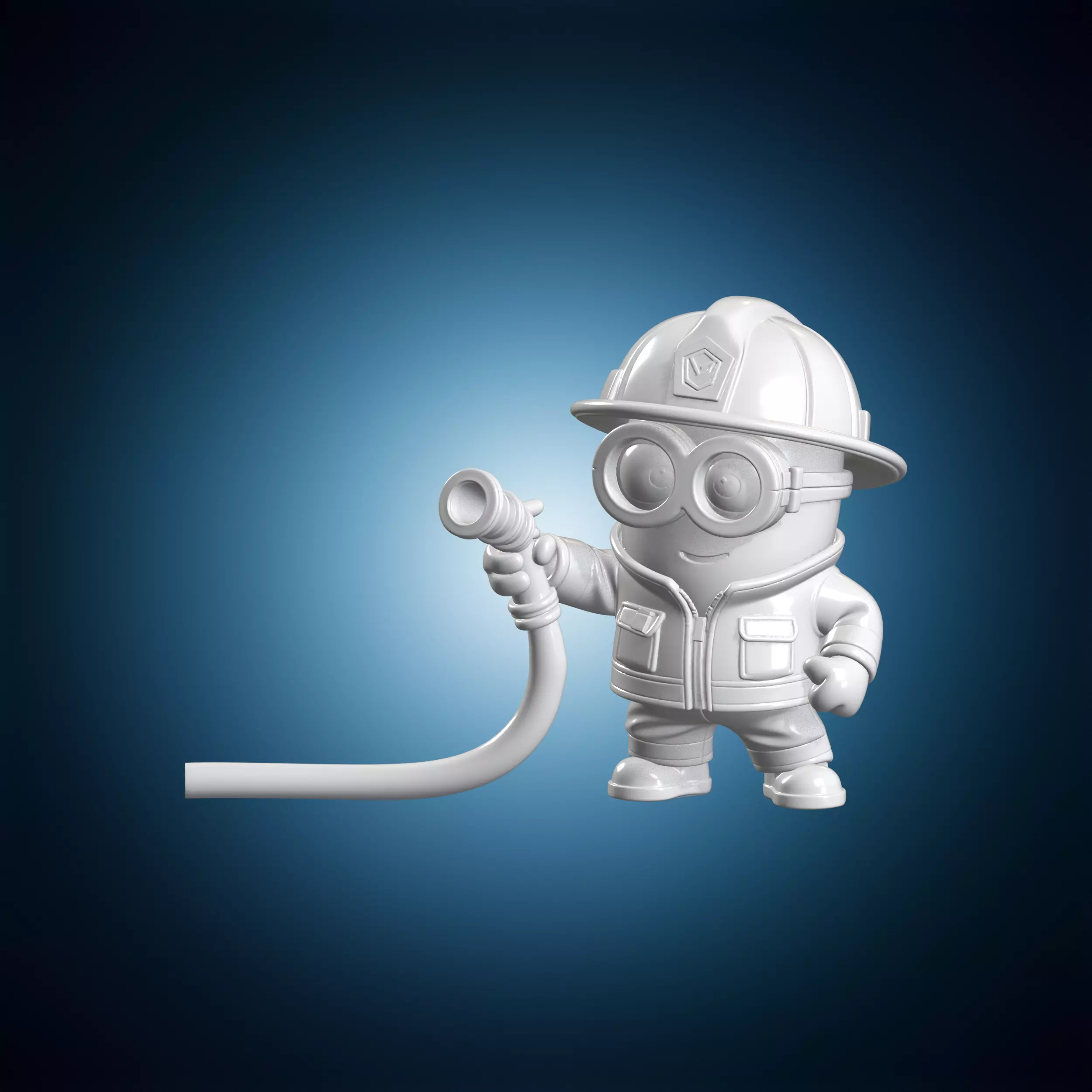Firefighter Minion 3D Print Model 3D print model