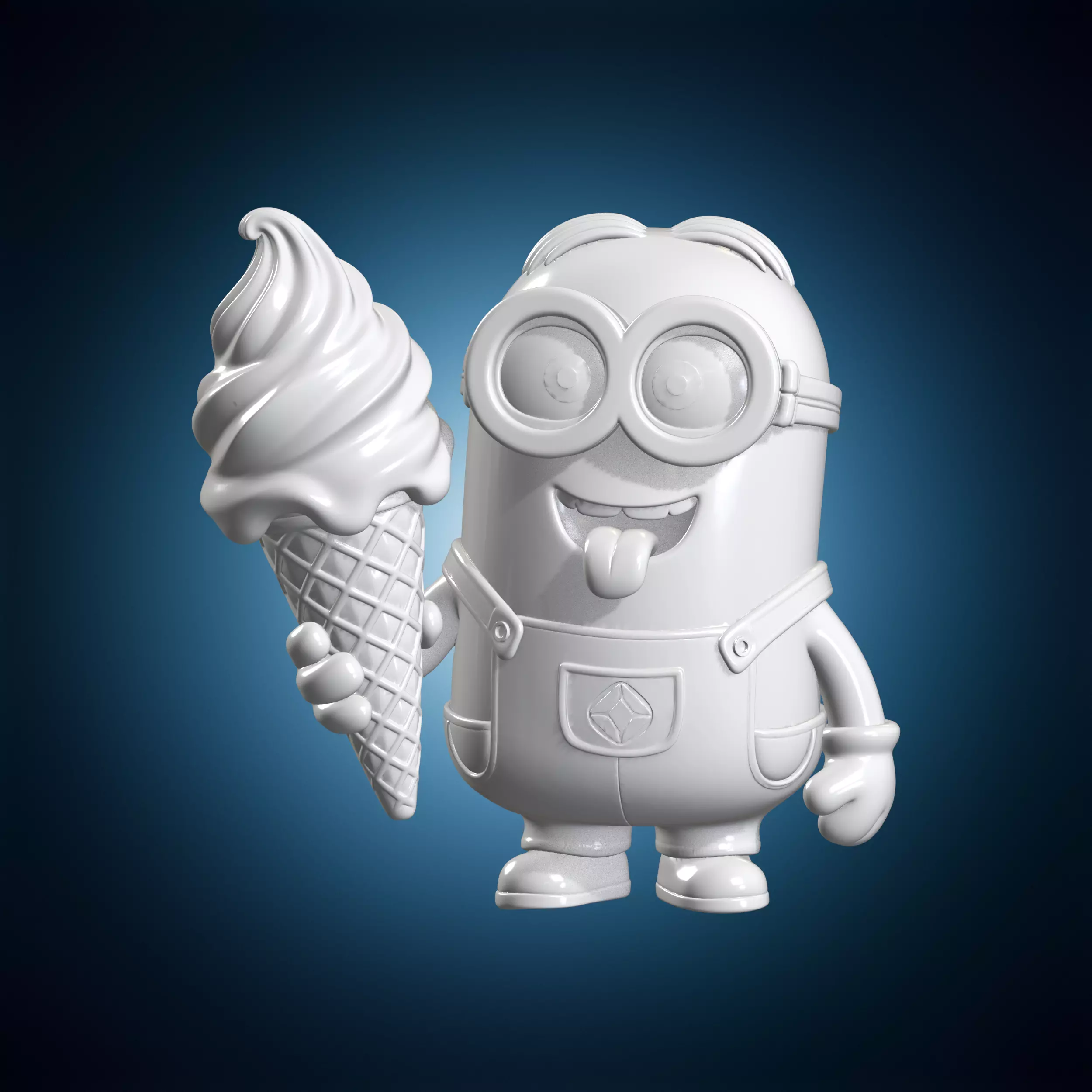 Ice Cream Minion 3D Print Model 3D print model